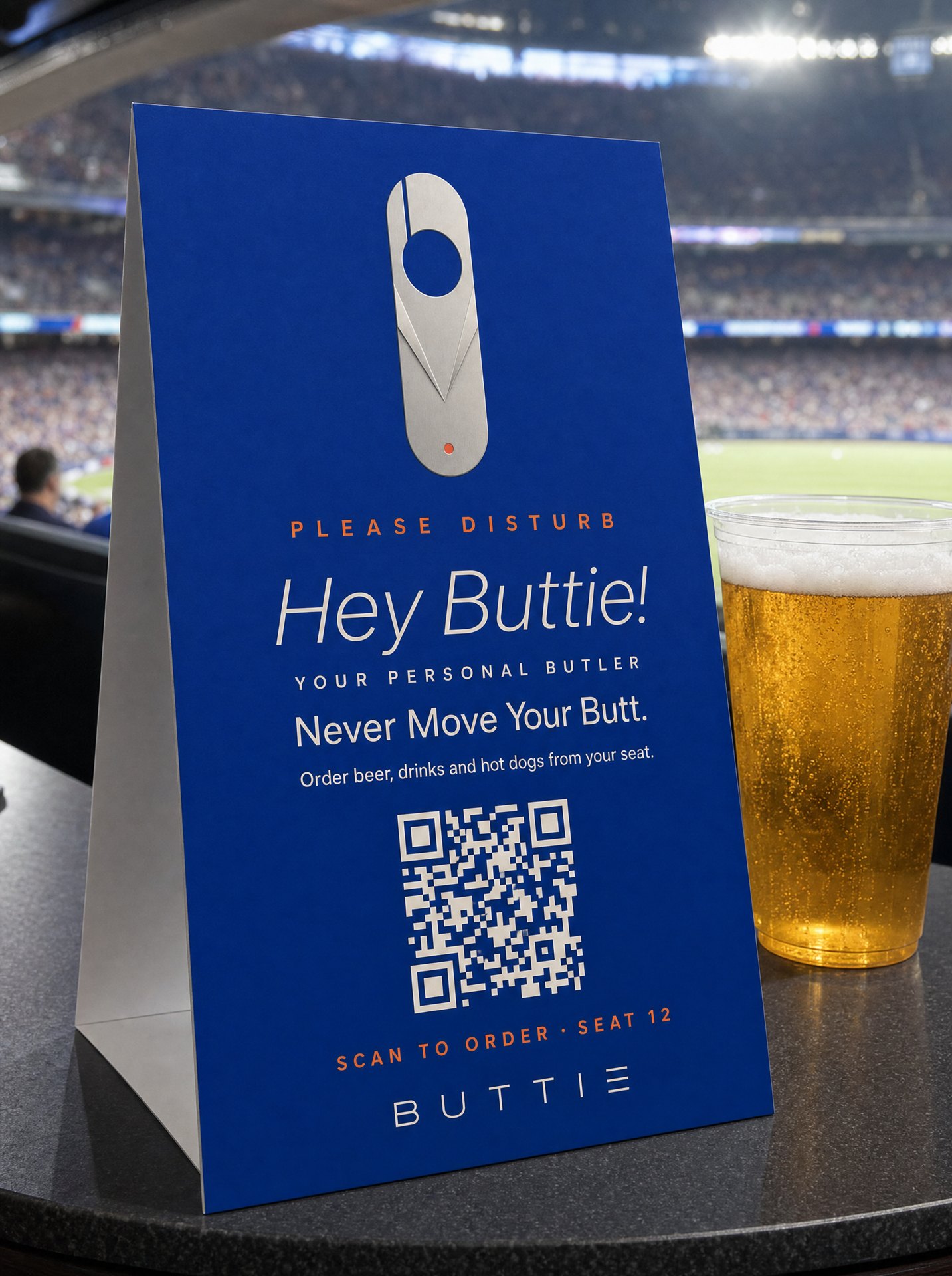 Buttie table tent, stadium cobalt