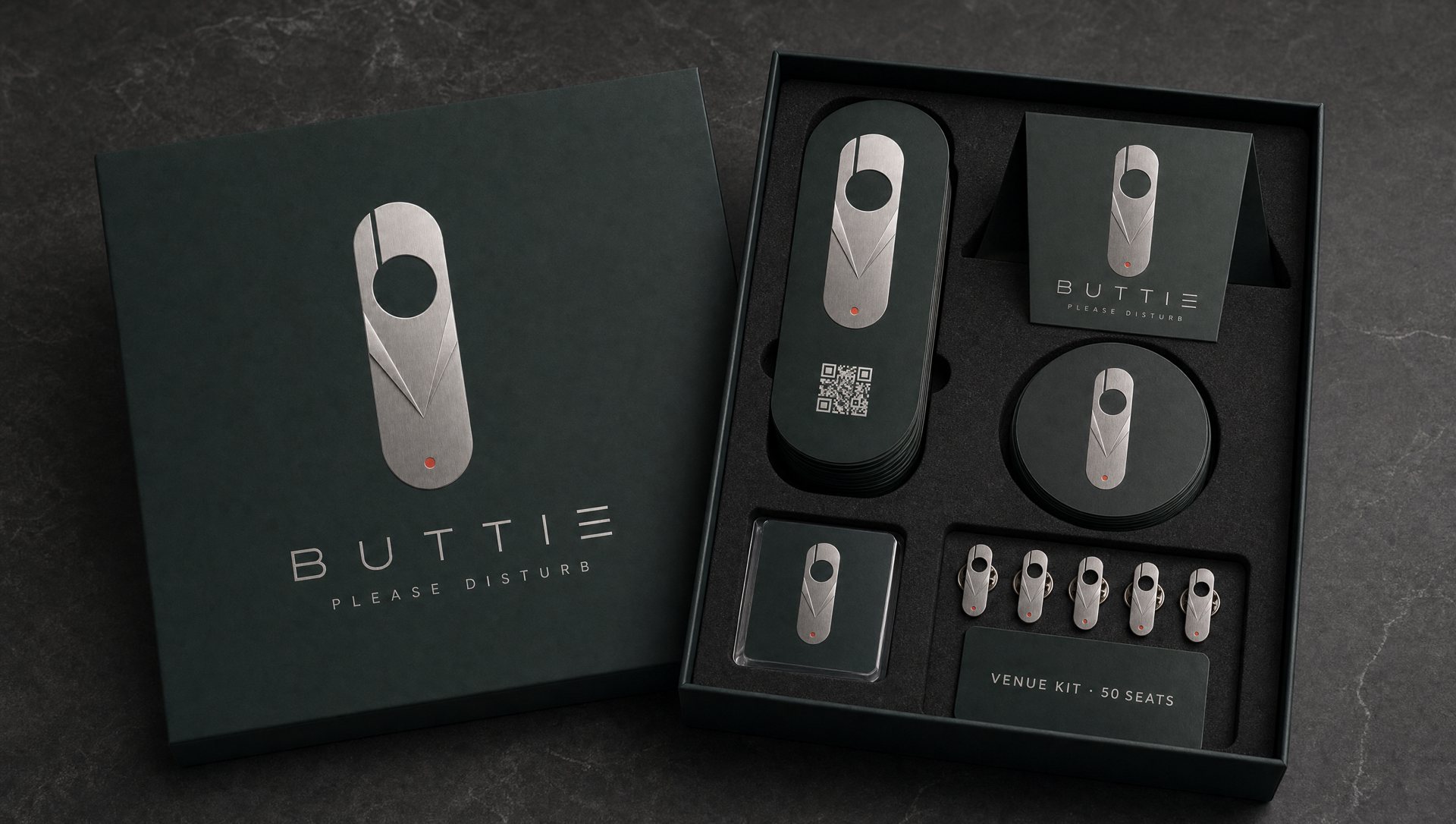 Buttie venue kit unboxed